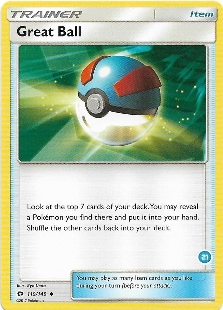 Great Ball (#21, Alolan Ninetales Half-Deck) (21/30) (SMK2)